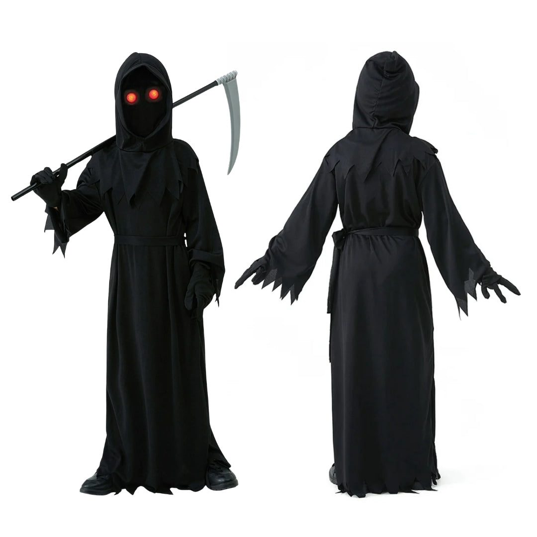 Phantom Ghost Light Up Halloween Costume w/Light Size S - Age 3 to 5 Years
