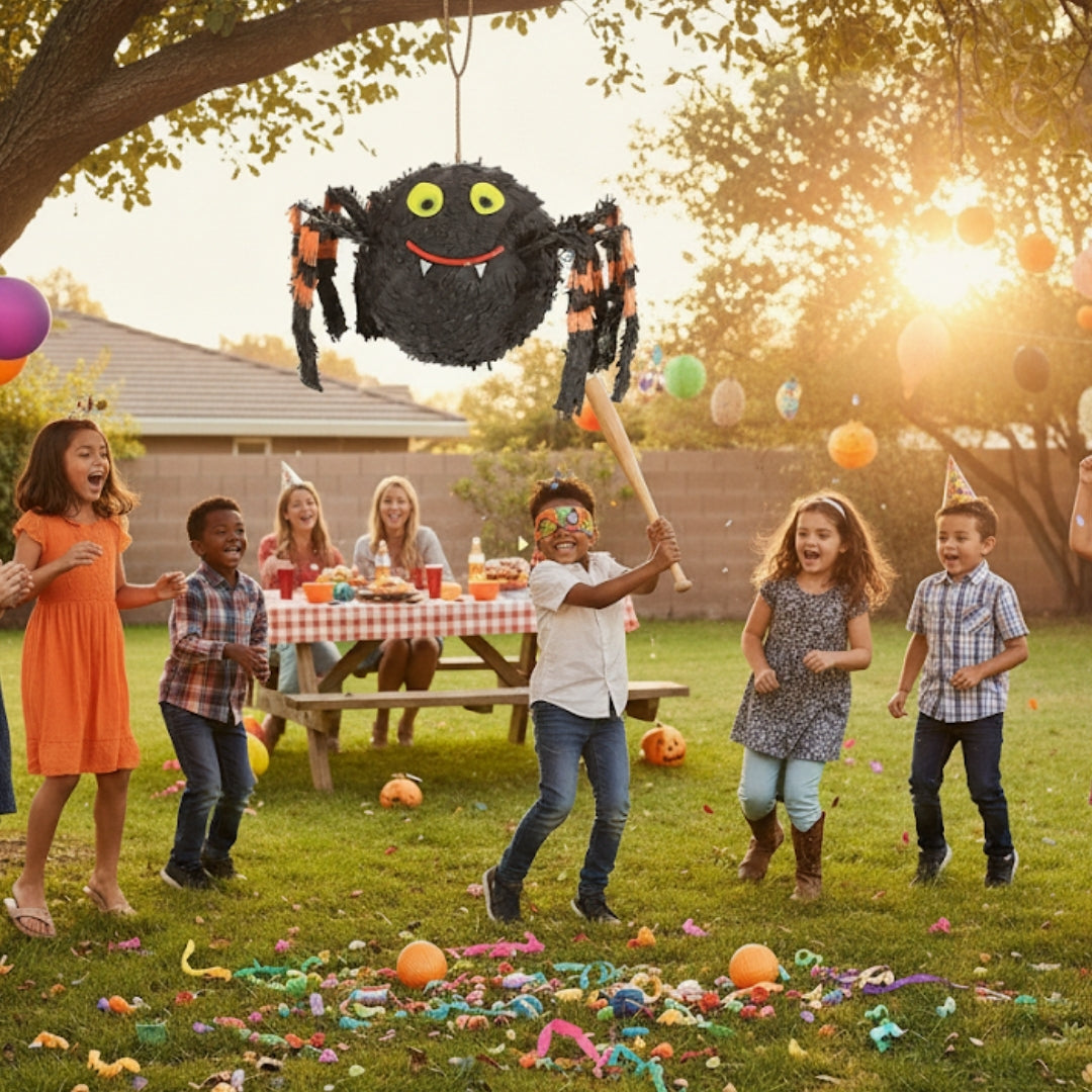 Spider Shaped Pinata / Khoi Bag - 1PC