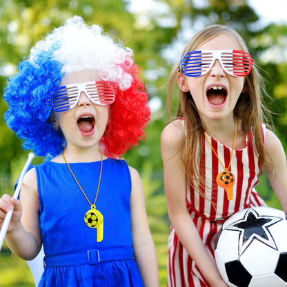 FootBall Whistle Favors - 12PC