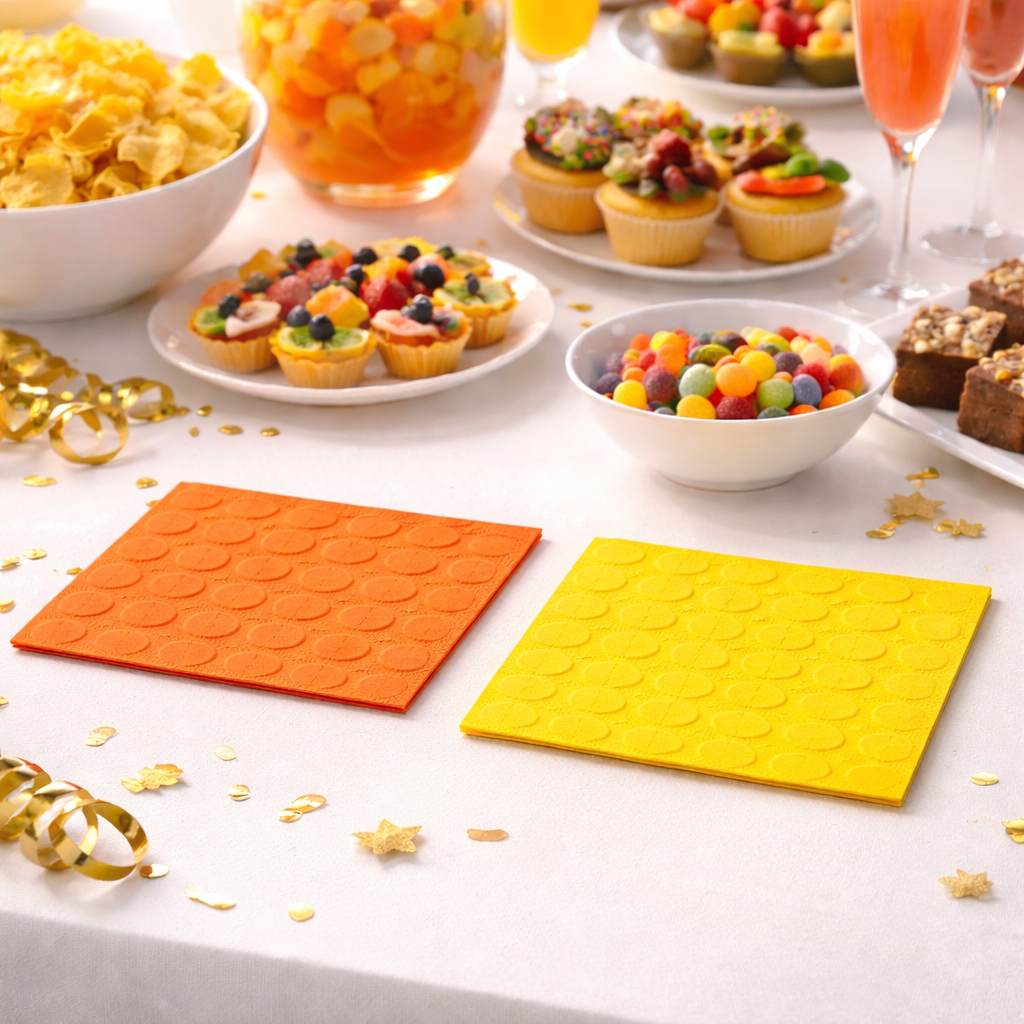 POP IT Colorful Theme Paper Napkins -Pack of 20 (Multicolor)