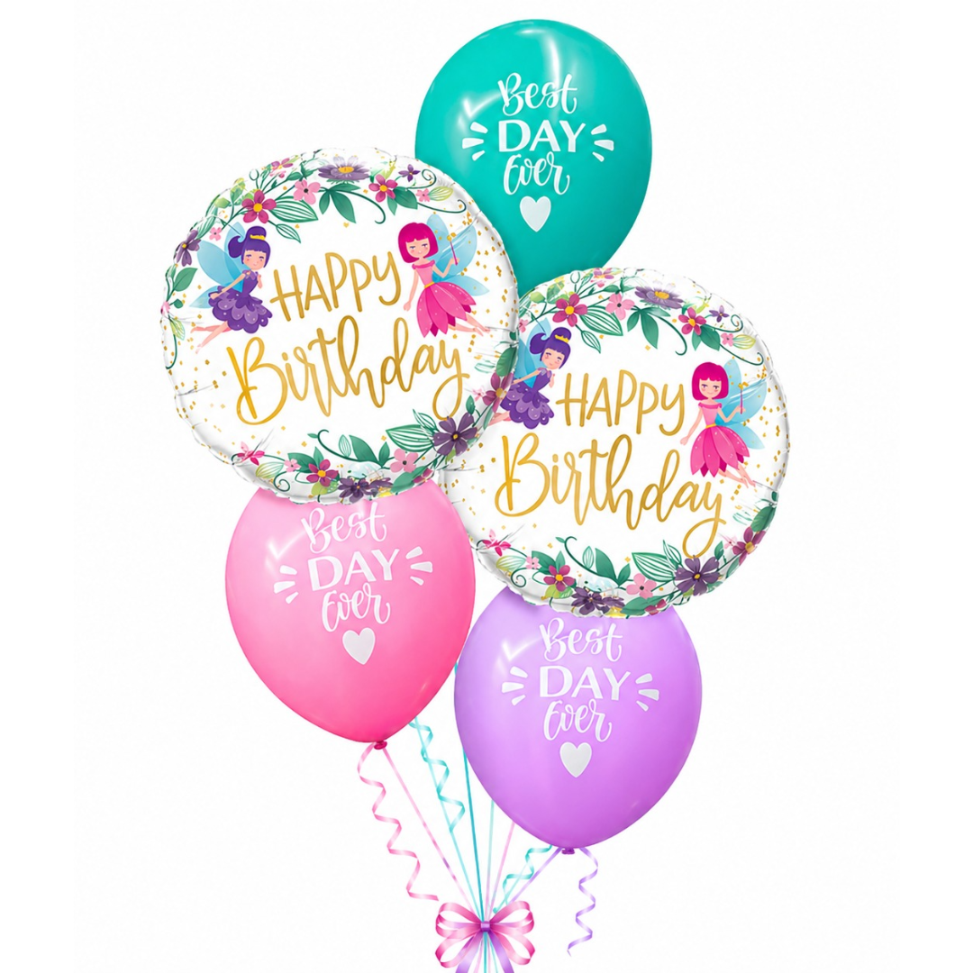 Best Day Ever Happy Birthday Balloon - 5PC