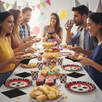 Casino Theme Paper Cups - 8PC