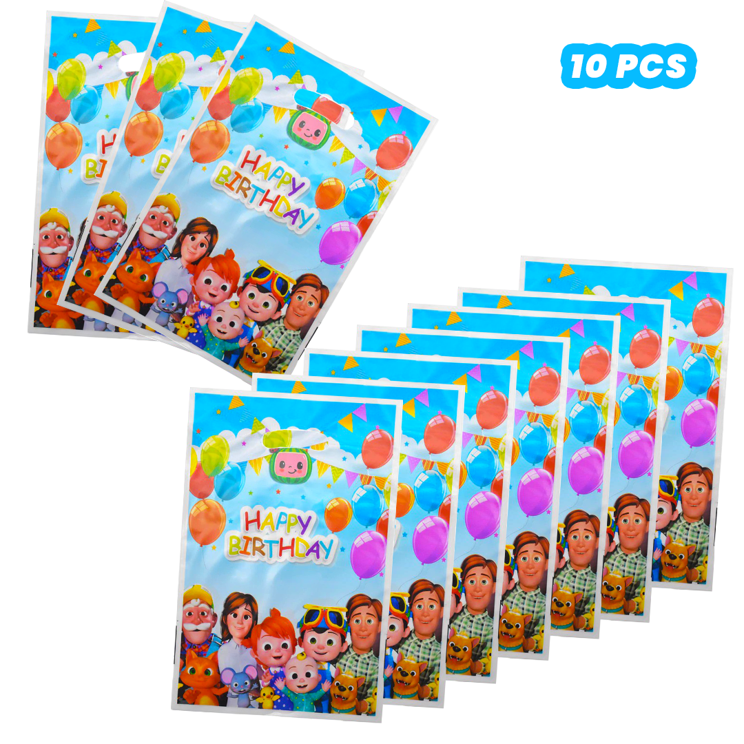 Cocomelon party favor Loot bags