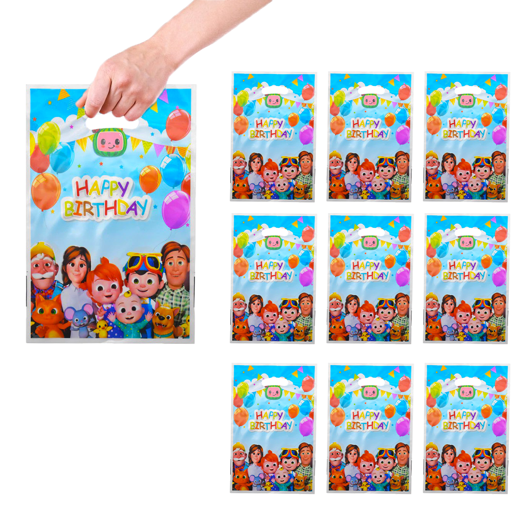 Cocomelon party favor Loot bags