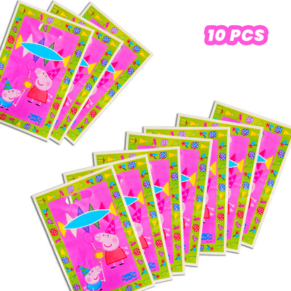 Peppa Pig party favor Loot bags