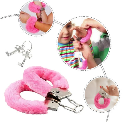 Hen Party Hand Cuffs Light Pink