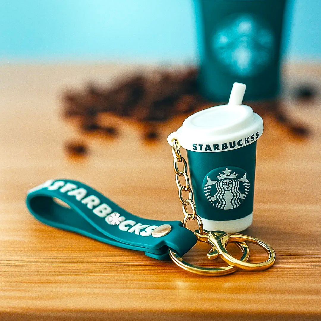StarBucks Coffee Lover Key Chain & Bag Charms - 1PC