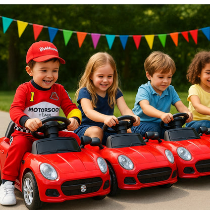 F1 Car Racing Kids Costume with Cap - Age 5 to 7 Years