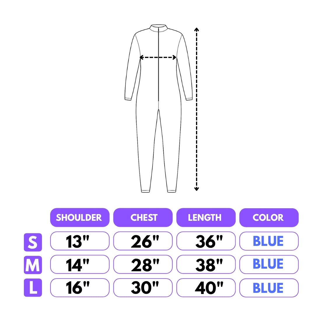 Stickman Light Up Jumpsuit Halloween Costume for Kids (Assorted Color)