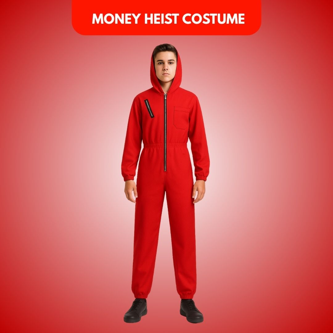 La Casa Da Papel Money Heist Adult Costume - Size - XL