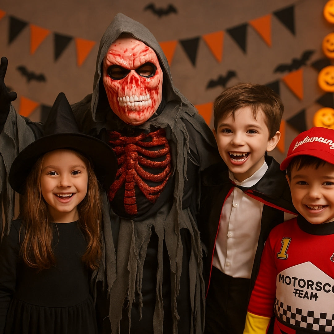 The Spooky Smoldering Reaper Horror Costume - Size S - Age 3 to 5 Years
