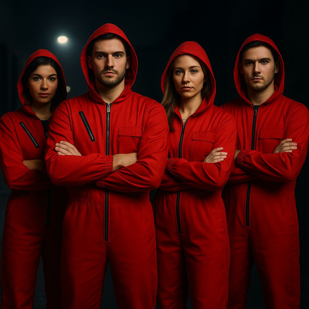 La Casa Da Papel Money Heist Adult Costume - Size - L