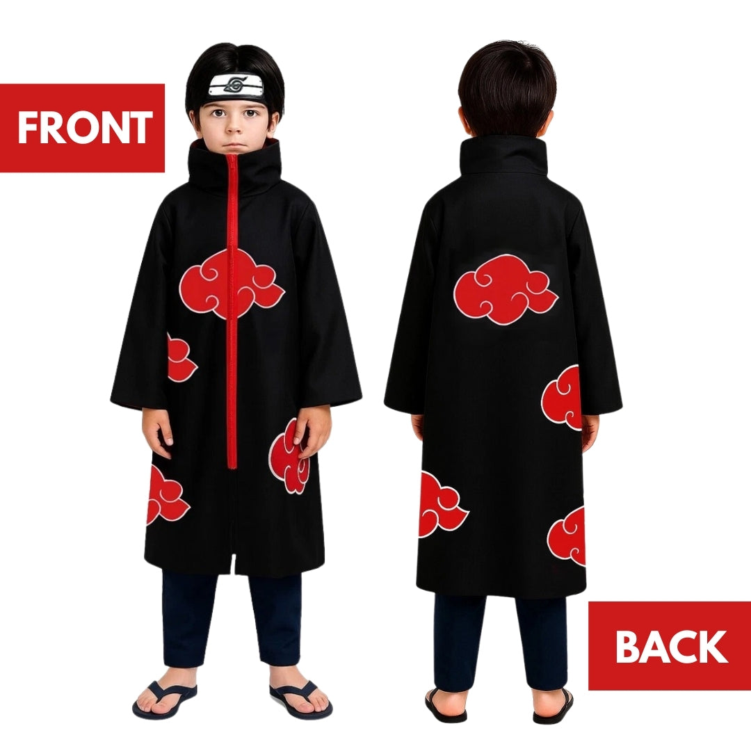 Uchiha Itachi Akatsuki Anime Costume for Kids