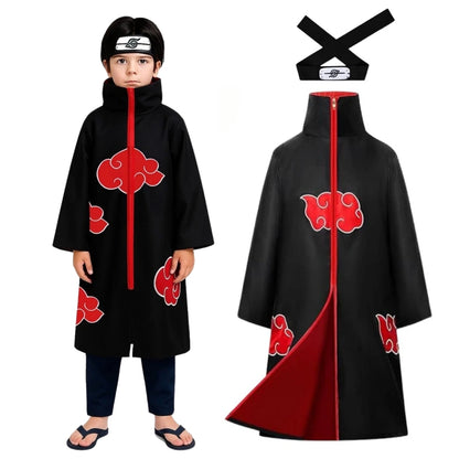 Uchiha Itachi Akatsuki Anime Costume for Kids