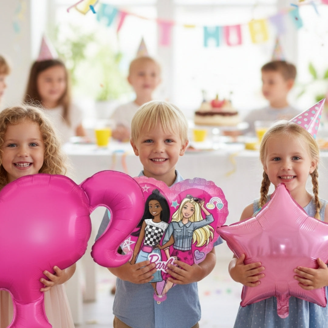 Pink Barbie Foil Balloon Set - 5PC