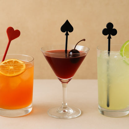 Card Pary Drink Stirrers - 8PC