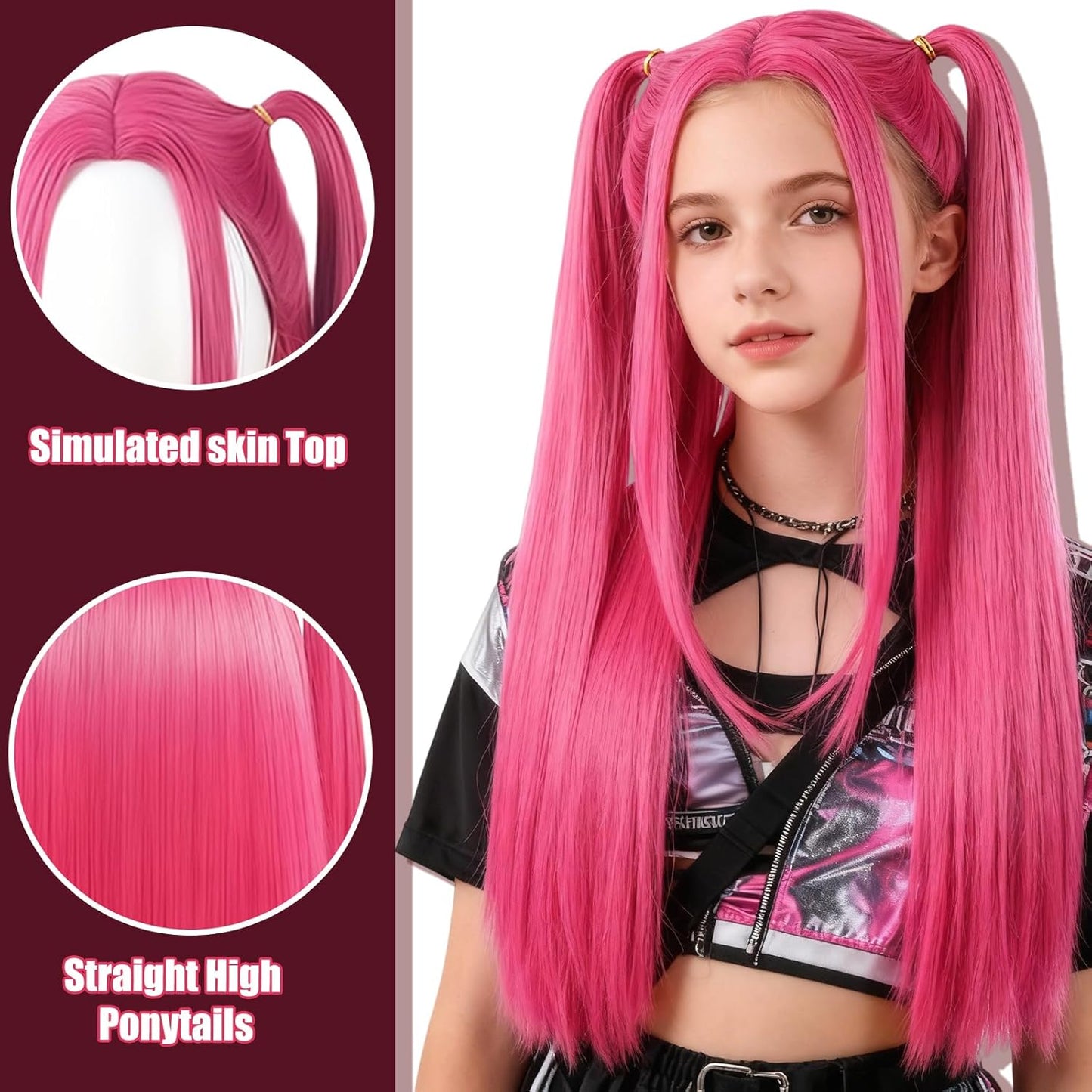 K-POP Mira Pink Wig