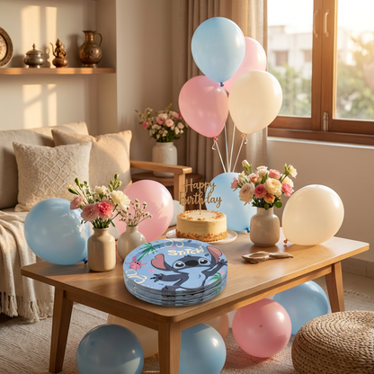 Stitch Theme Paper Plates - 8PC