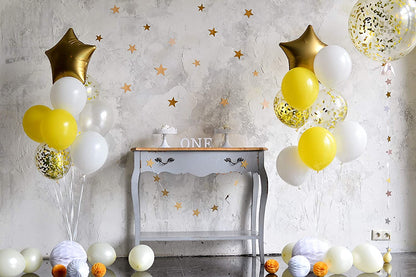 Bright Yellow Latex Balloons Pack of 10