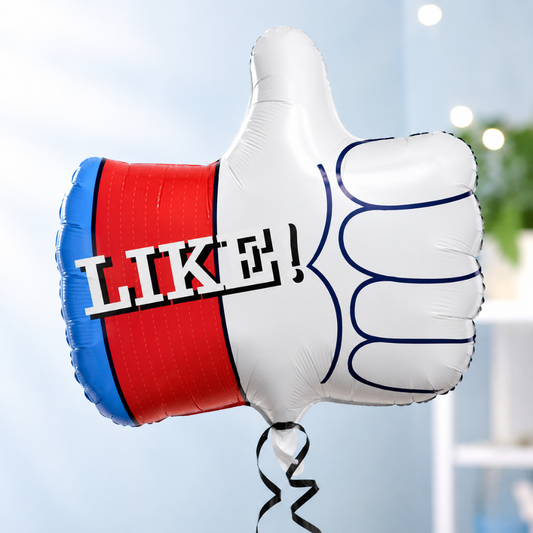 Like Thumbs Up Foil Balloon