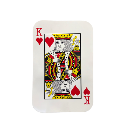 Card Party King Placemat for Table Decor or Cutout for Decoration
