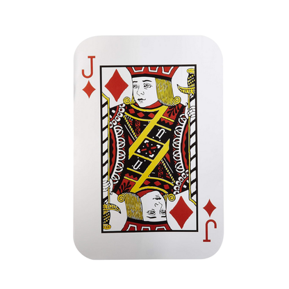 Card Party Jack Placemat for Table Decor or Cutout for Decoration