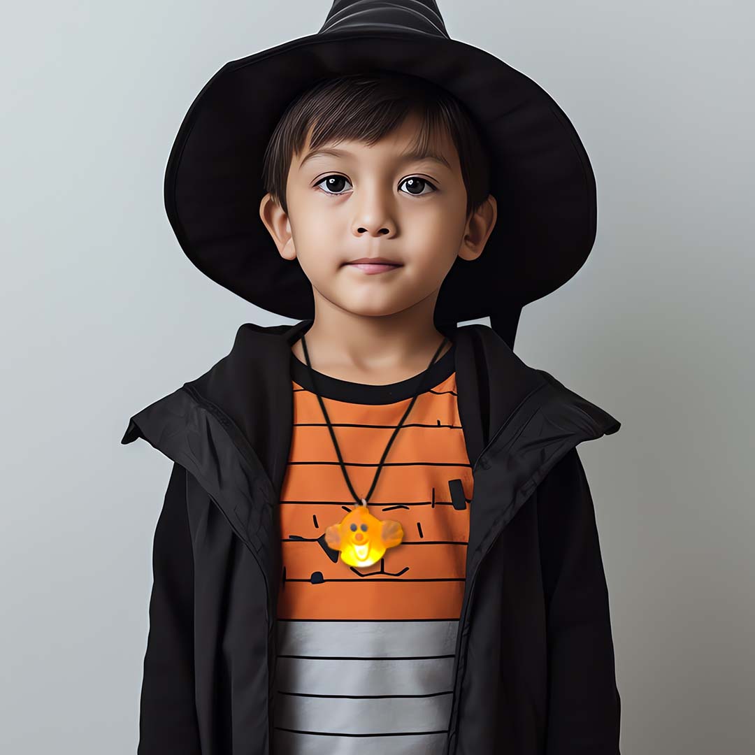 Glow In The Dark Boo Locket - 1PC