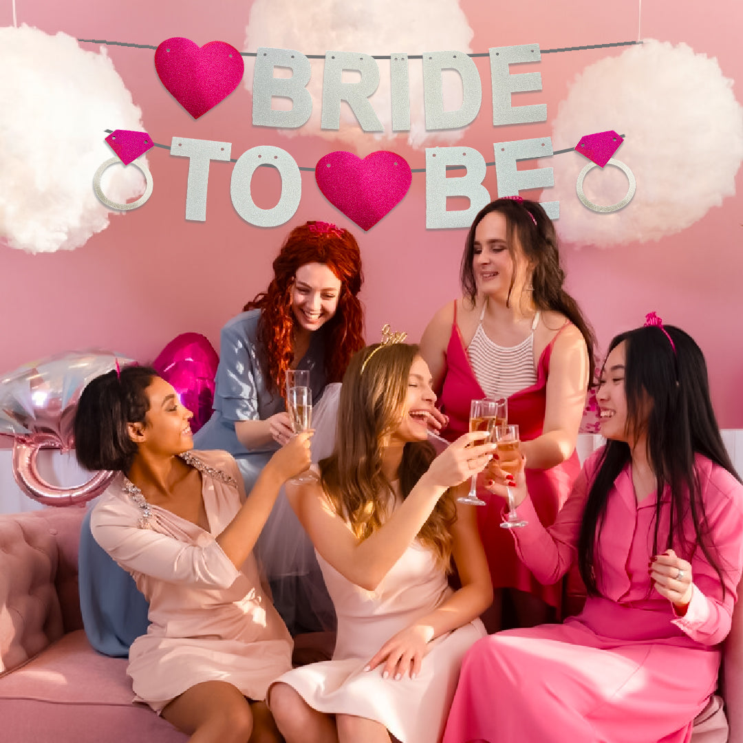 Wanna Party Bride To Be Props & Banner For Bachelorette Party - Bride To Be Banner