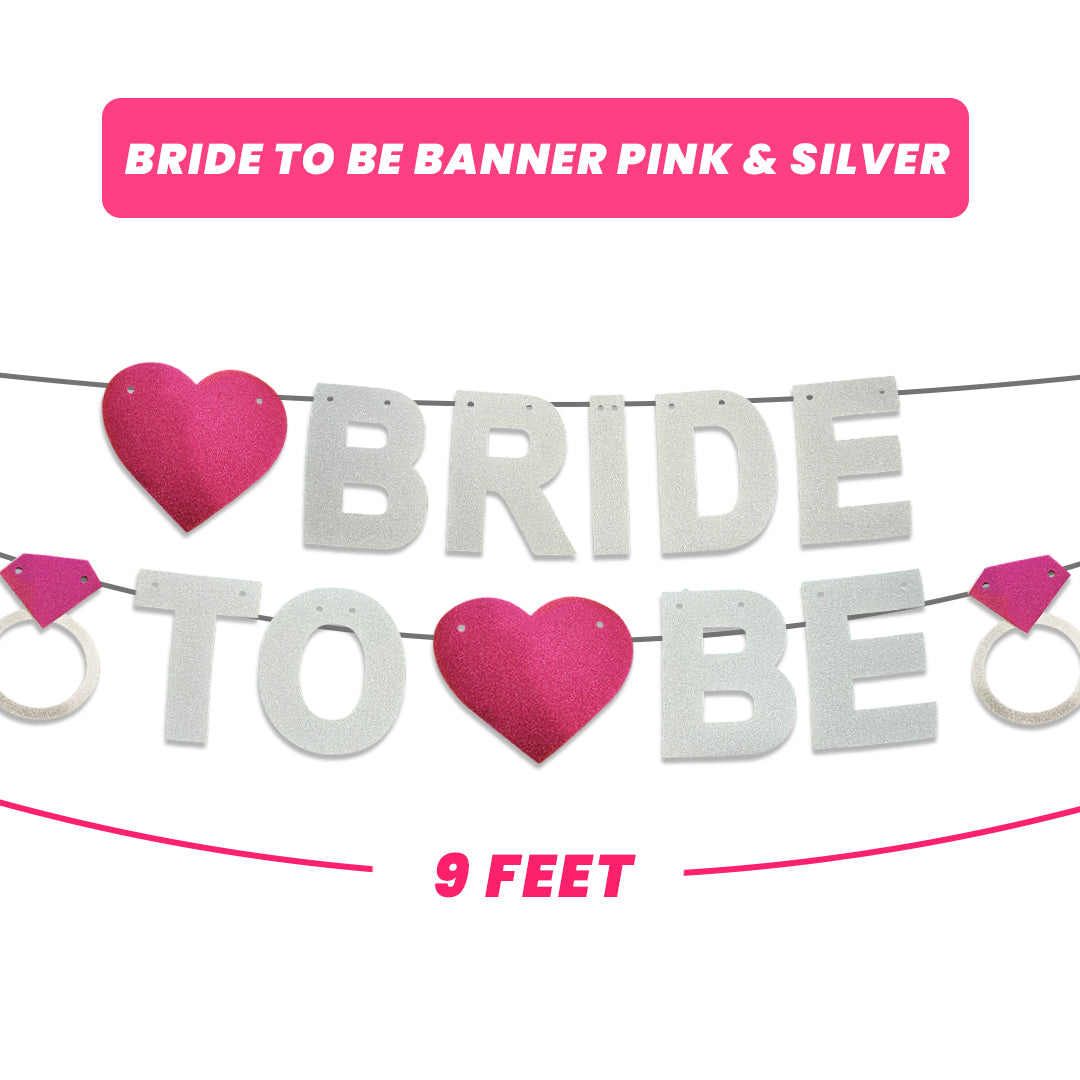 Wanna Party Bride To Be Props & Banner For Bachelorette Party - Bride To Be Banner