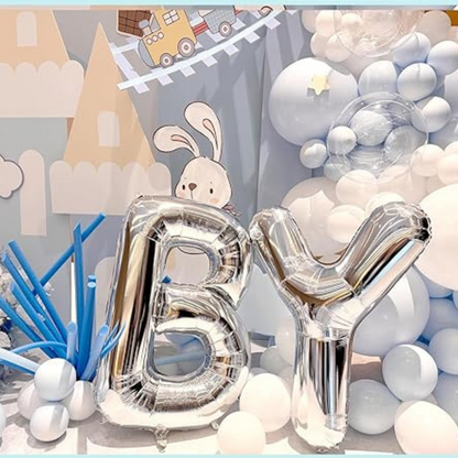 Letter B Silver Foil Balloon - 16 inches - 1PC