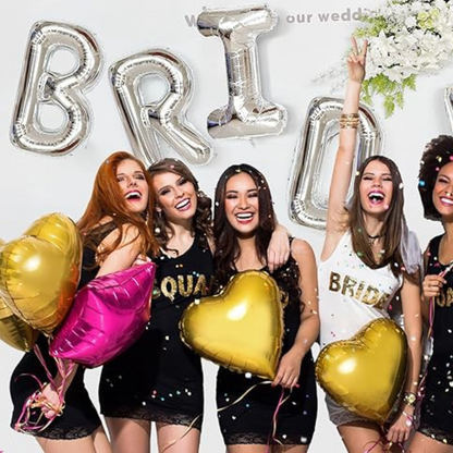 Letter B Silver Foil Balloon - 16 inches - 1PC