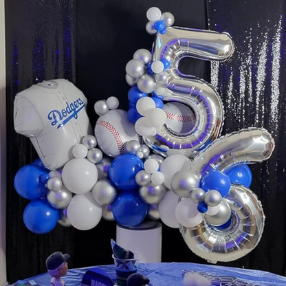 16" Numerical 7 Silver Balloon