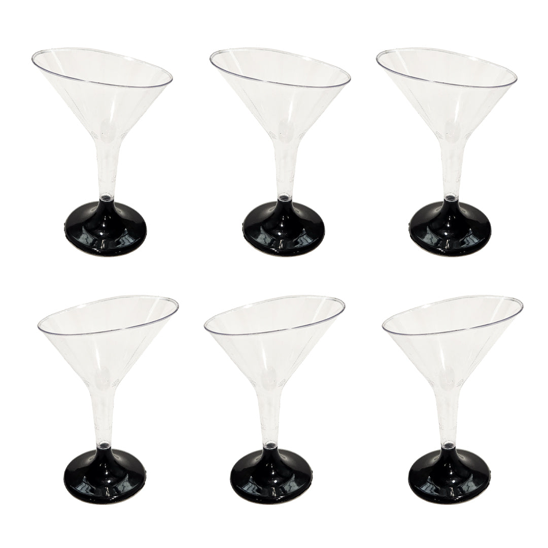 Martini Glasses Clear - 6PC - 100ML