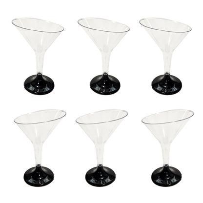 Martini Glasses Clear - 6PC - 100ML