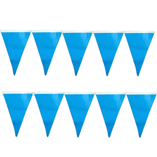Flag Bunting Blue - Over 6Ft