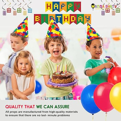 Lego Theme Happy Birthday Decor Set - 35PC