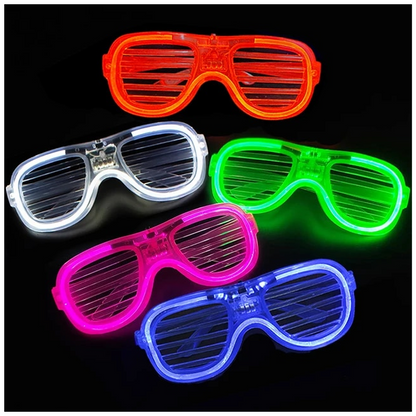LED Round Wired Shades with Glowing LED Border - 1PC