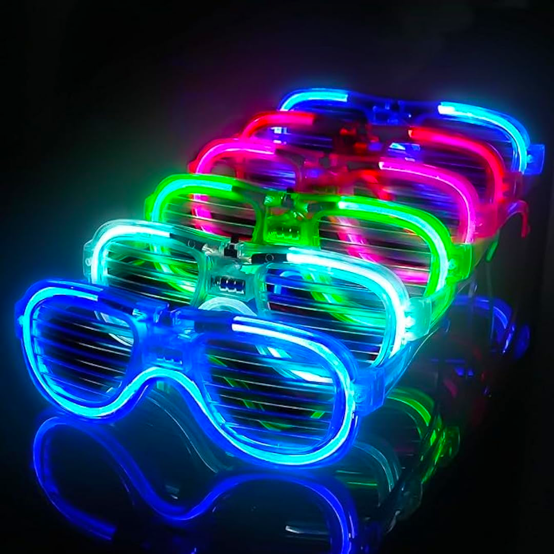 LED Round Wired Shades with Glowing LED Border - 1PC