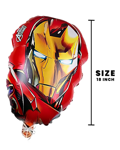 Avenger Heroes Face Balloons - Air Filled - 16 inches - 5PC
