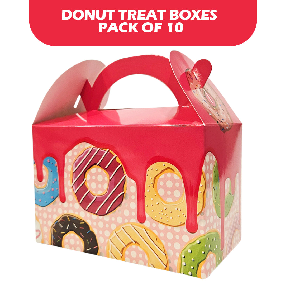 Donut Theme Treat Box for Return Gift/ Party Favour - 10PC