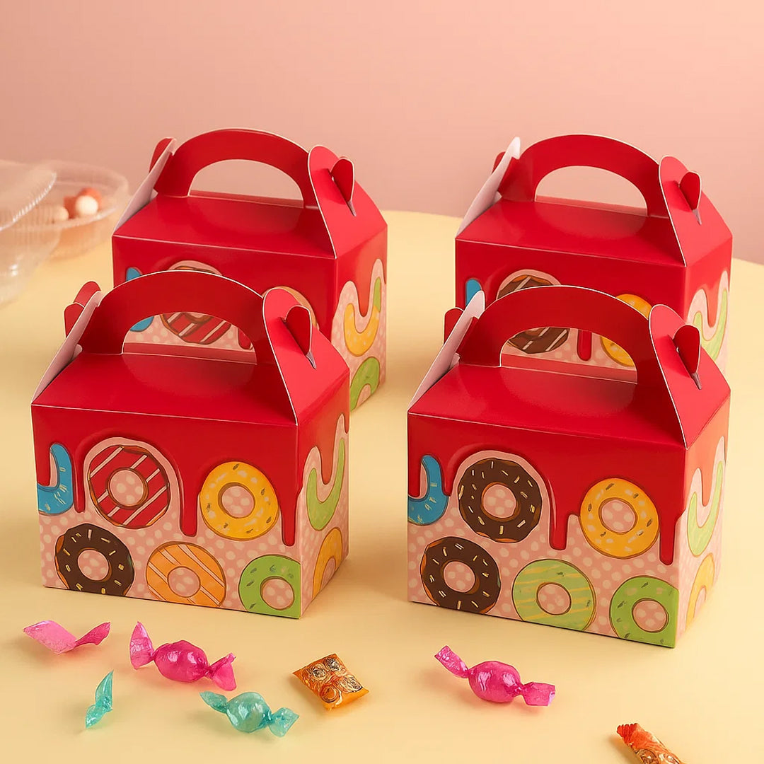Donut Theme Treat Box for Return Gift/ Party Favour - 10PC