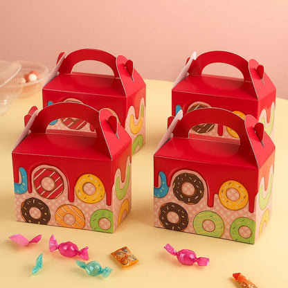 Donut Theme Treat Box for Return Gift/ Party Favour - 10PC