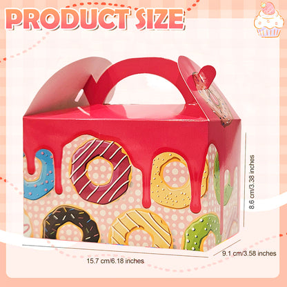 Donut Theme Treat Box for Return Gift/ Party Favour - 10PC