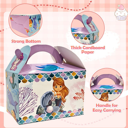 Mermaid Theme Treat Box for Return Gift/ Party Favour - 10PC