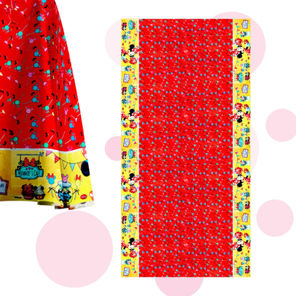 Mini Mouse Theme Table Cover for Party Decor - 70 inches X 47 inches - 1PC
