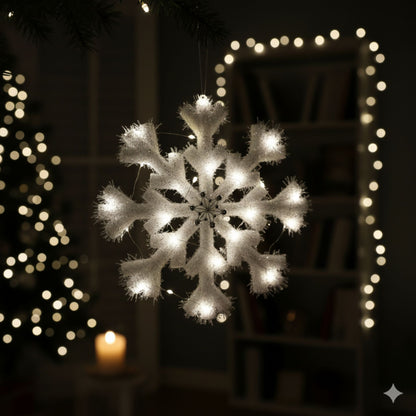 Foam Based Snow Flakes 12" - 1PC