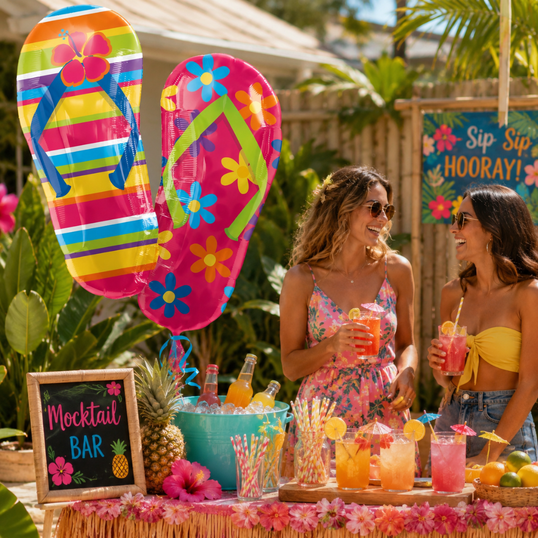 Flip Flop Slippers Foil Balloon