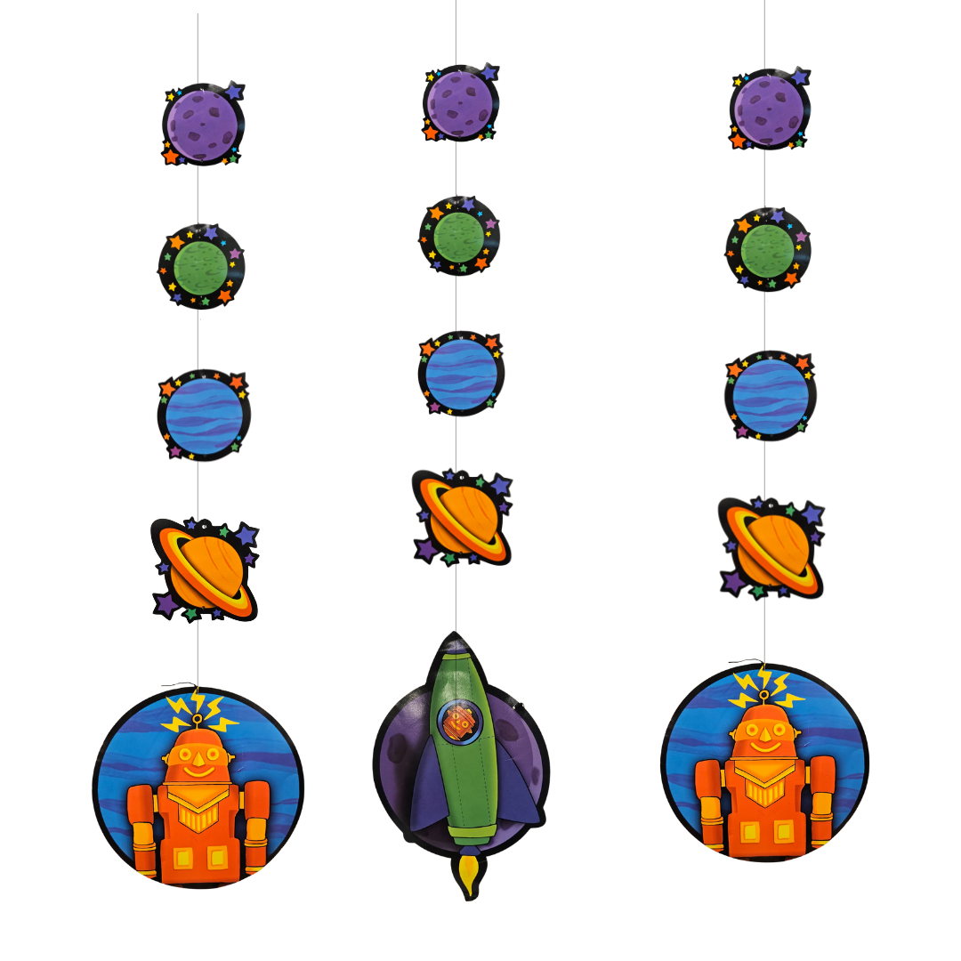 Party Bots Hanging Cutouts