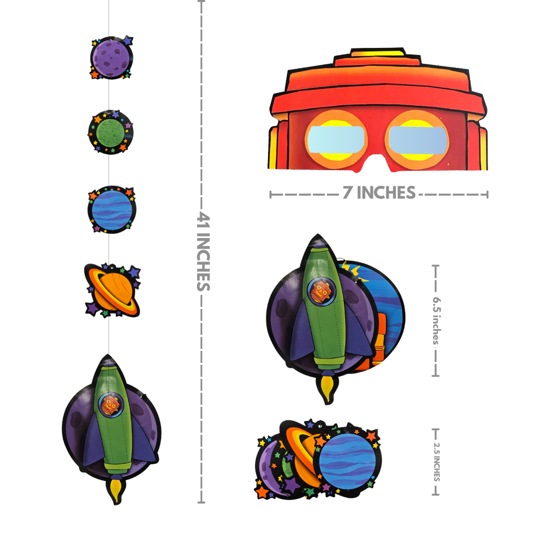 Party Bots Hanging Cutouts