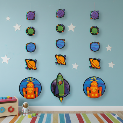 Party Bots Hanging Cutouts